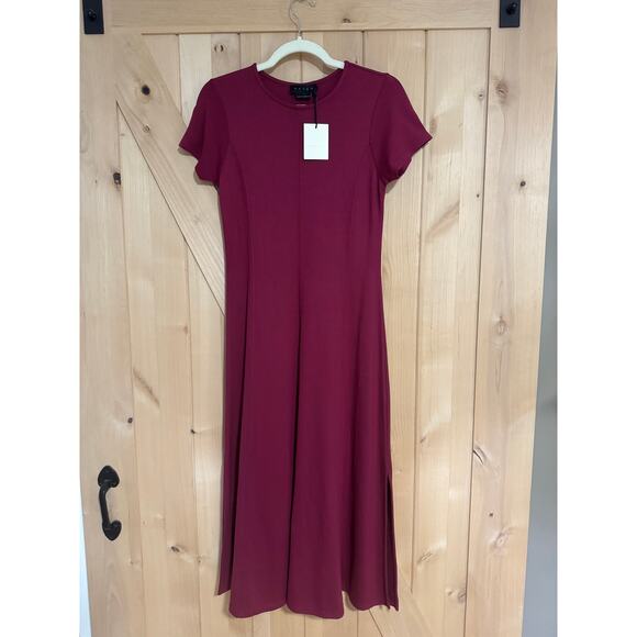 Hatch | NWT The Virginia Seamed Maternity Dress in Berry | Size 1 - Picture 1 of 14